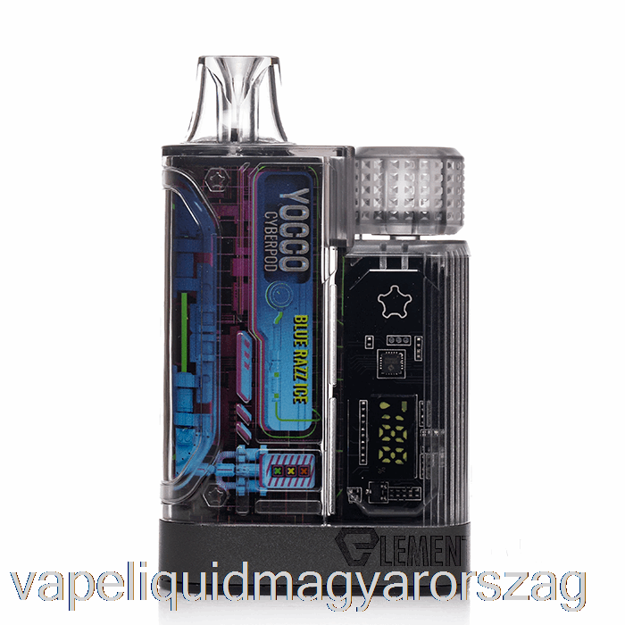 Yocco Cyberpod 12000 Eldobható Kék Razz Ice Vape Toll